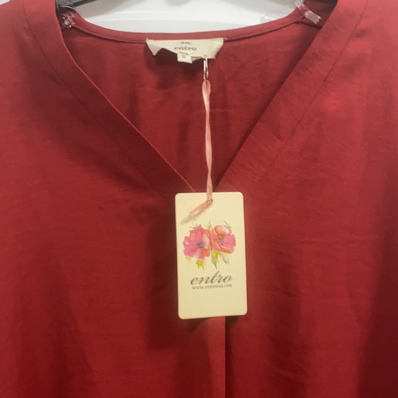 Women’s lightweight maroon/red top - Picture 4 of 8